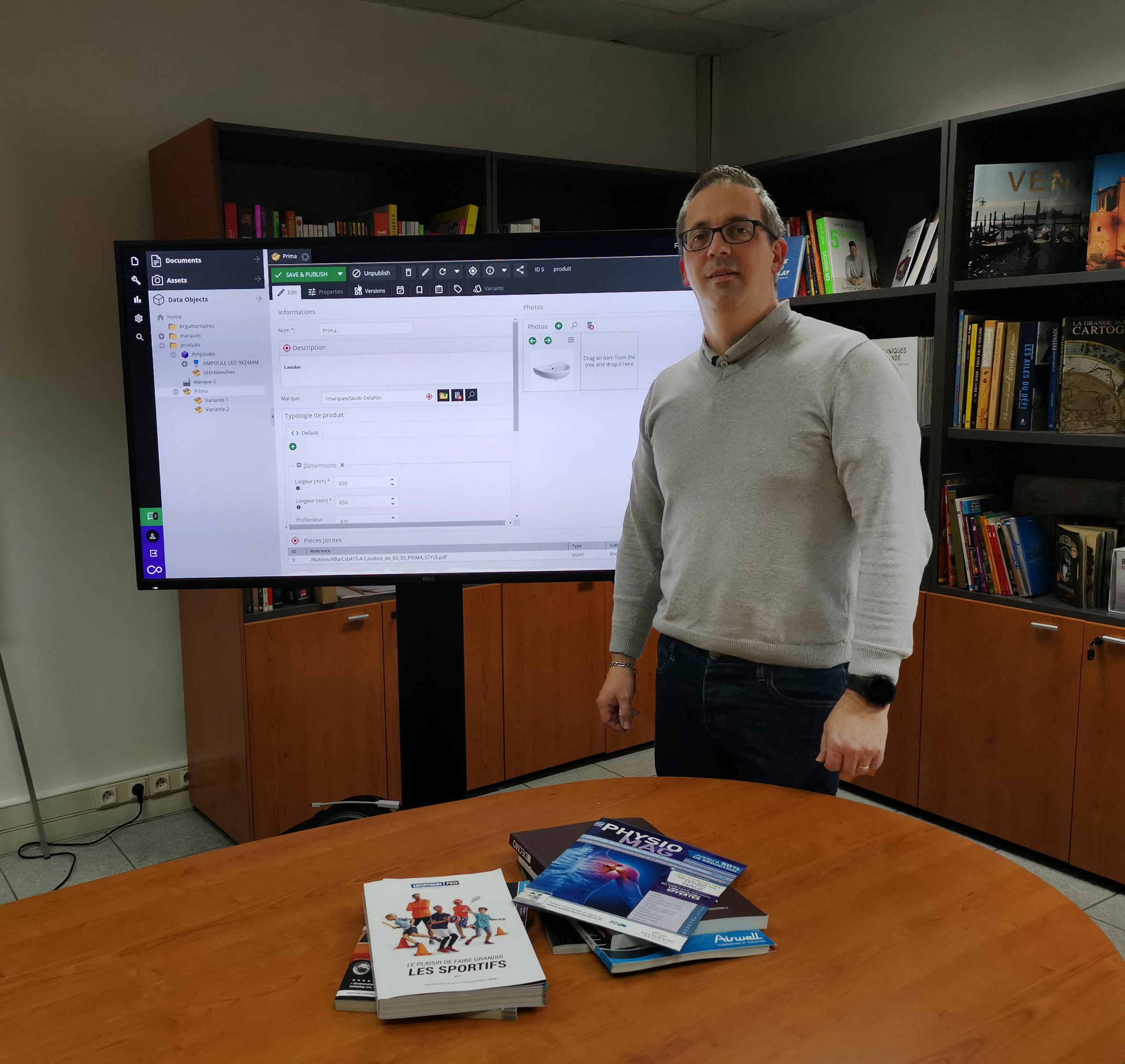 plateforme pim développée avec pimcore
